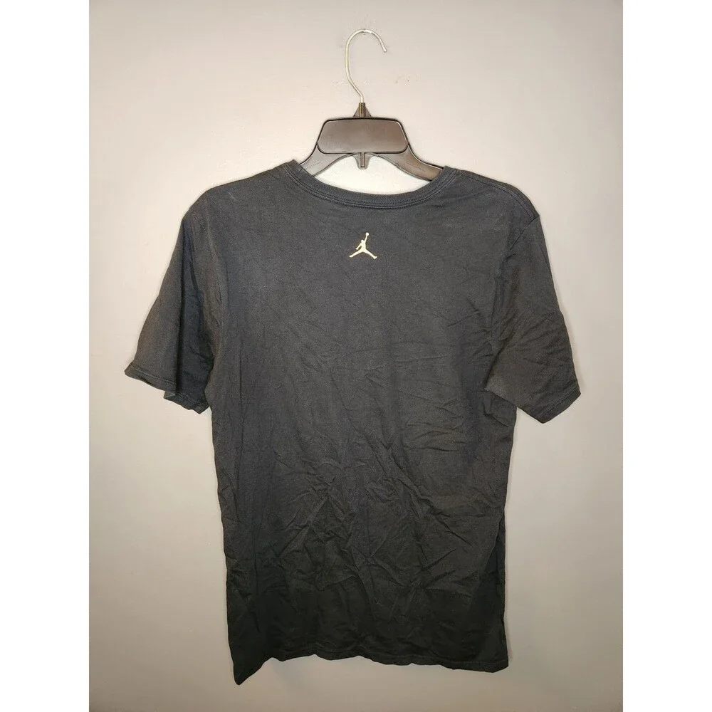 Nike‎ Air Jordan T-Shirt Men's M Black Short Sleeve Jumpman Logo Basketball
